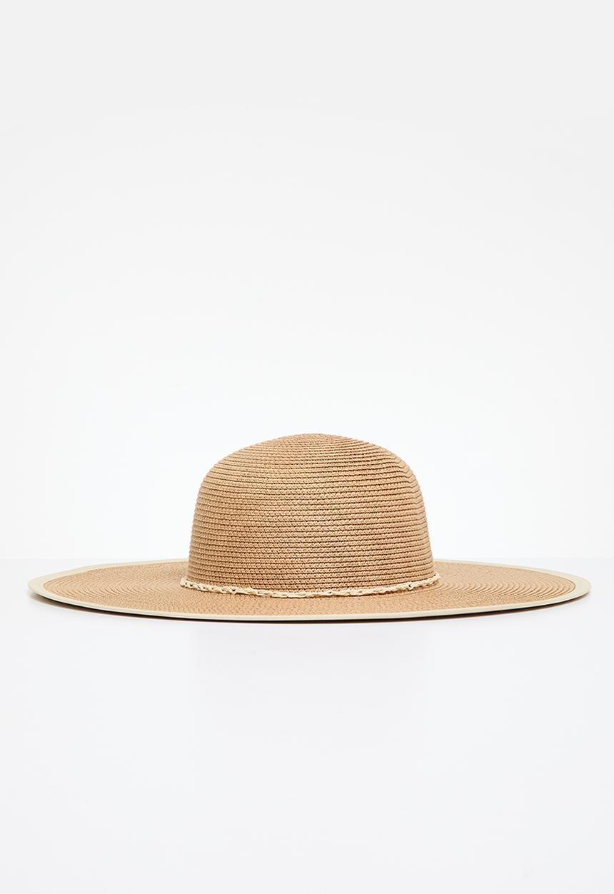 Superbalist - Tatum sun hat - natural & white