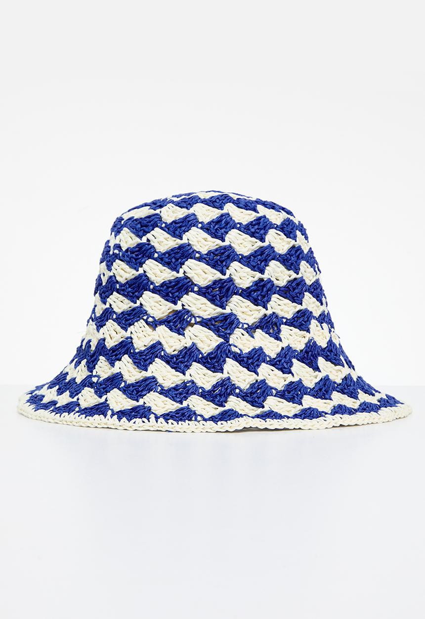 Superbalist - Mosaic bucket hat - blue