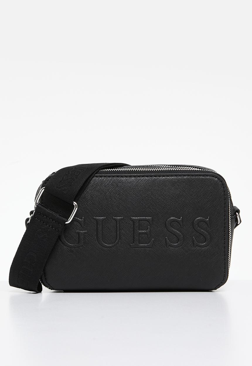 GUESS - Haddington mini zip crossbody- black