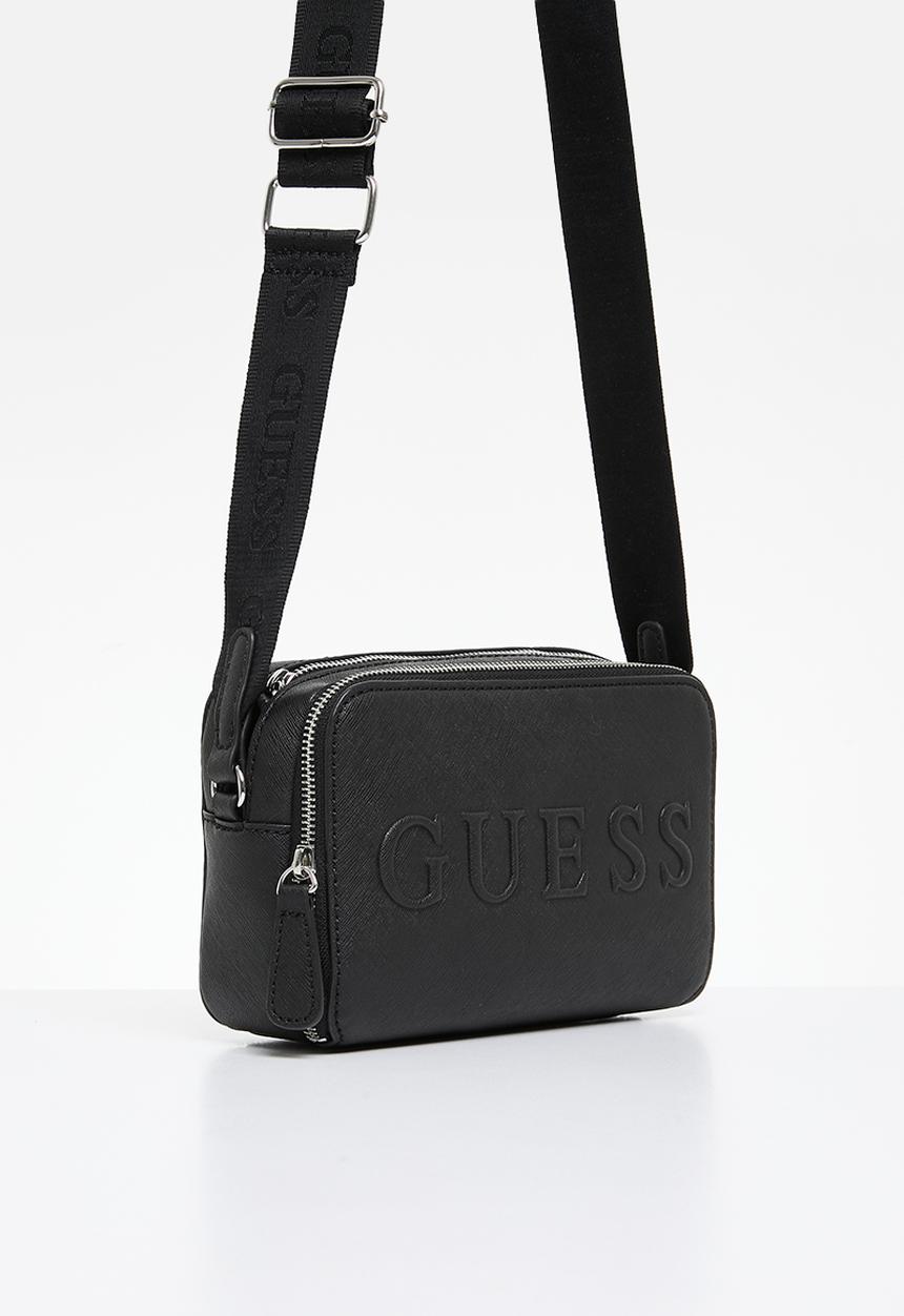 GUESS - Haddington mini zip crossbody- black