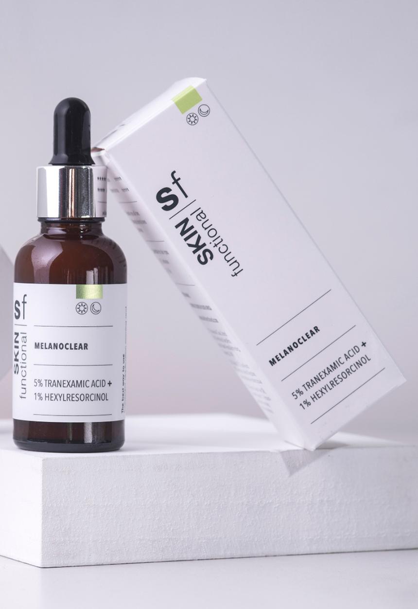 SKIN functional - 5% Tranexamic Acid + 1% Hexylresorcinol, Melanoclear - 30ml