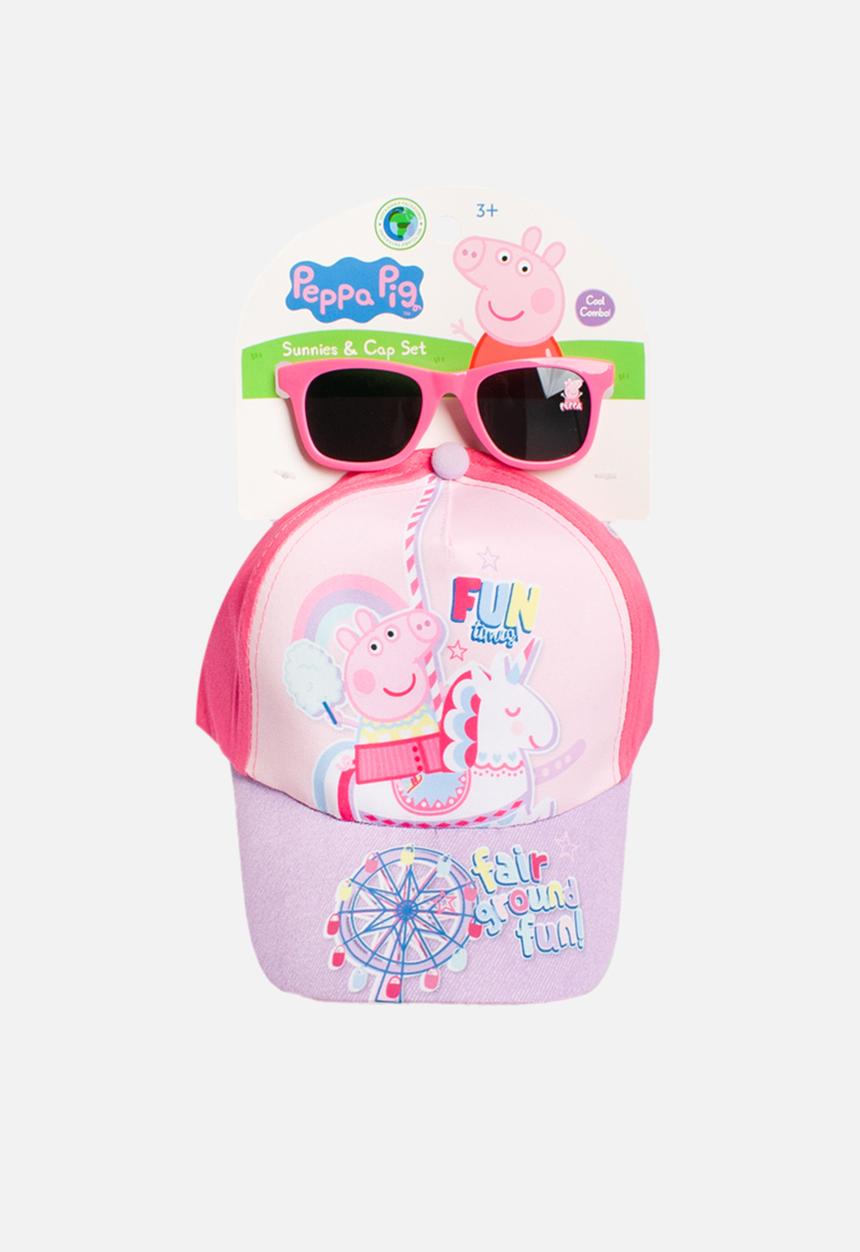 Character Group - Peppa pig peak cap & sunnies - pink