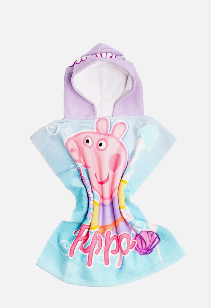 The Character Group (Legacy) - Peppa pig hooded towel - lilac