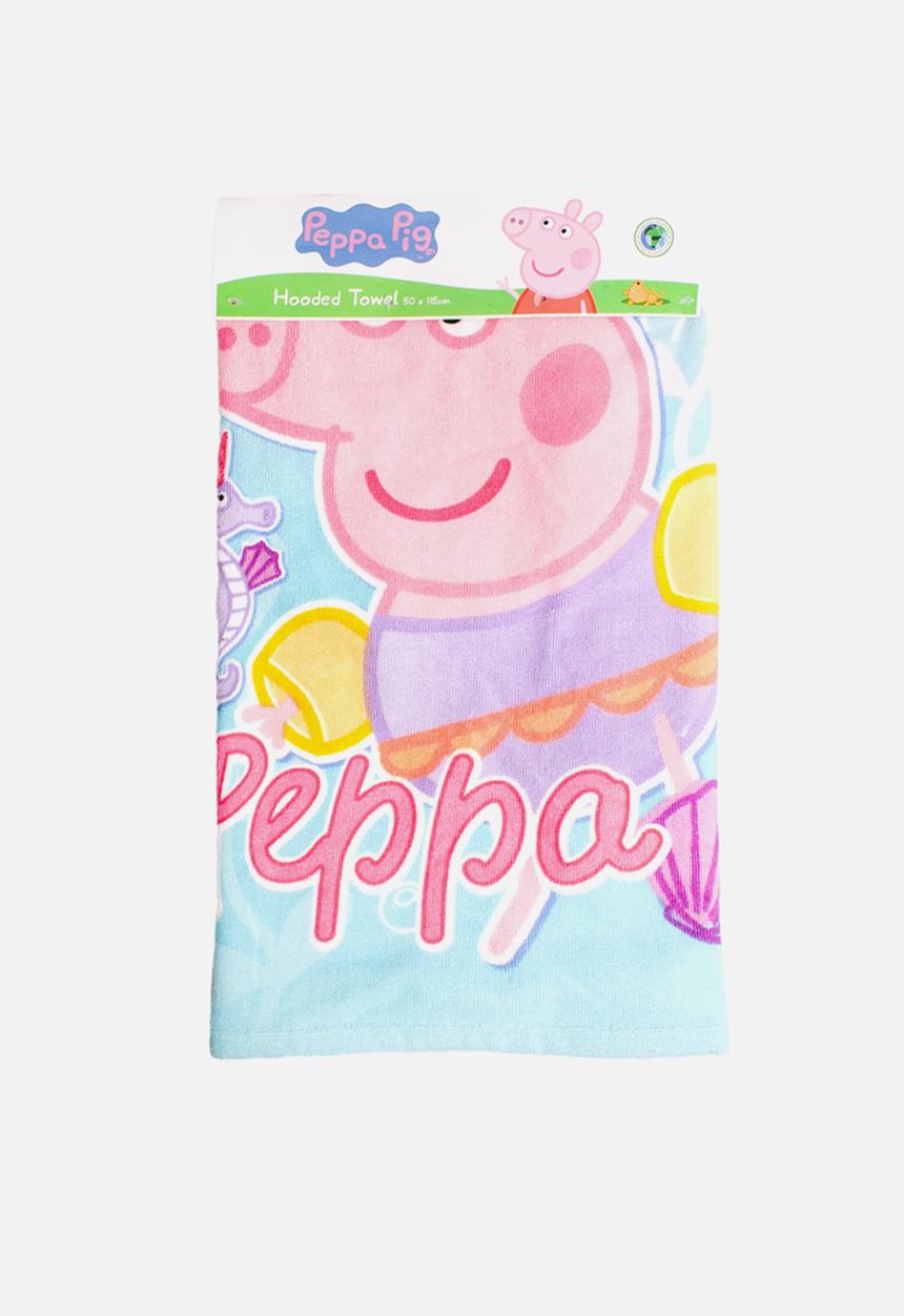 The Character Group (Legacy) - Peppa pig hooded towel - lilac