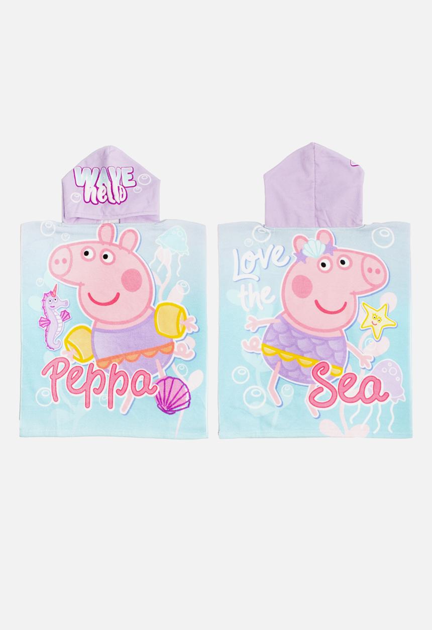 The Character Group (Legacy) - Peppa pig hooded towel - lilac
