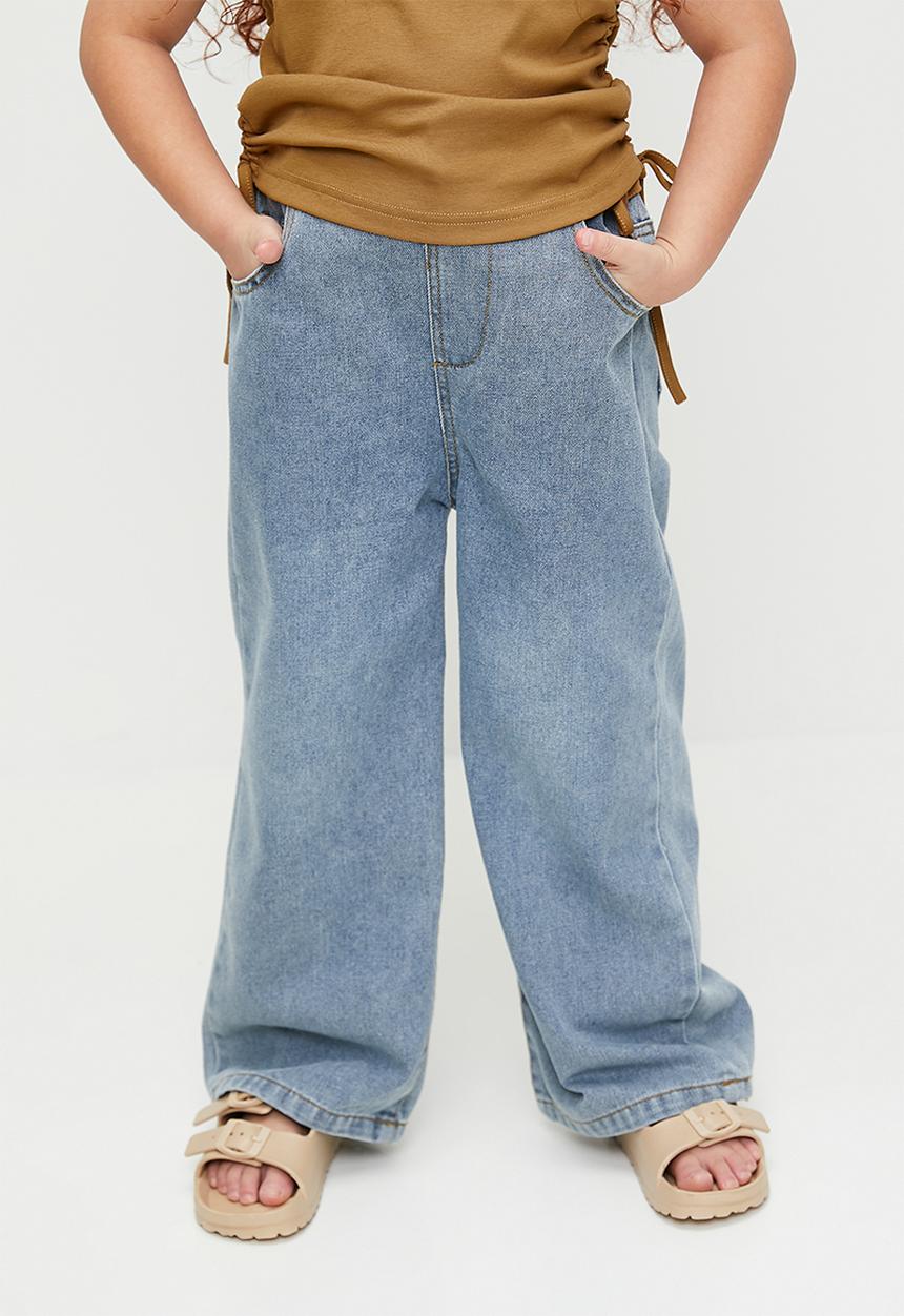 Pop Candy - Wide leg jeans-blue