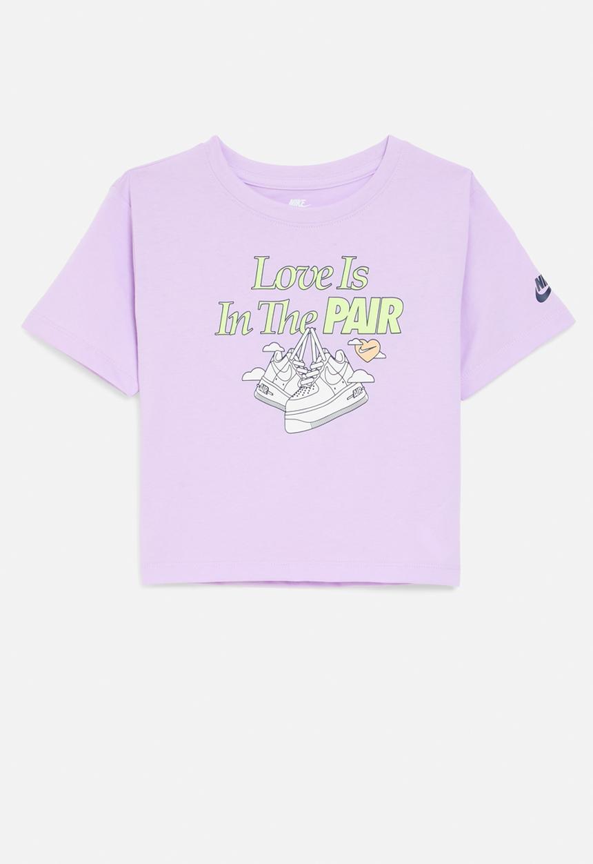 Nike - Nkg sweet swoosh pair tee - lilac bloom