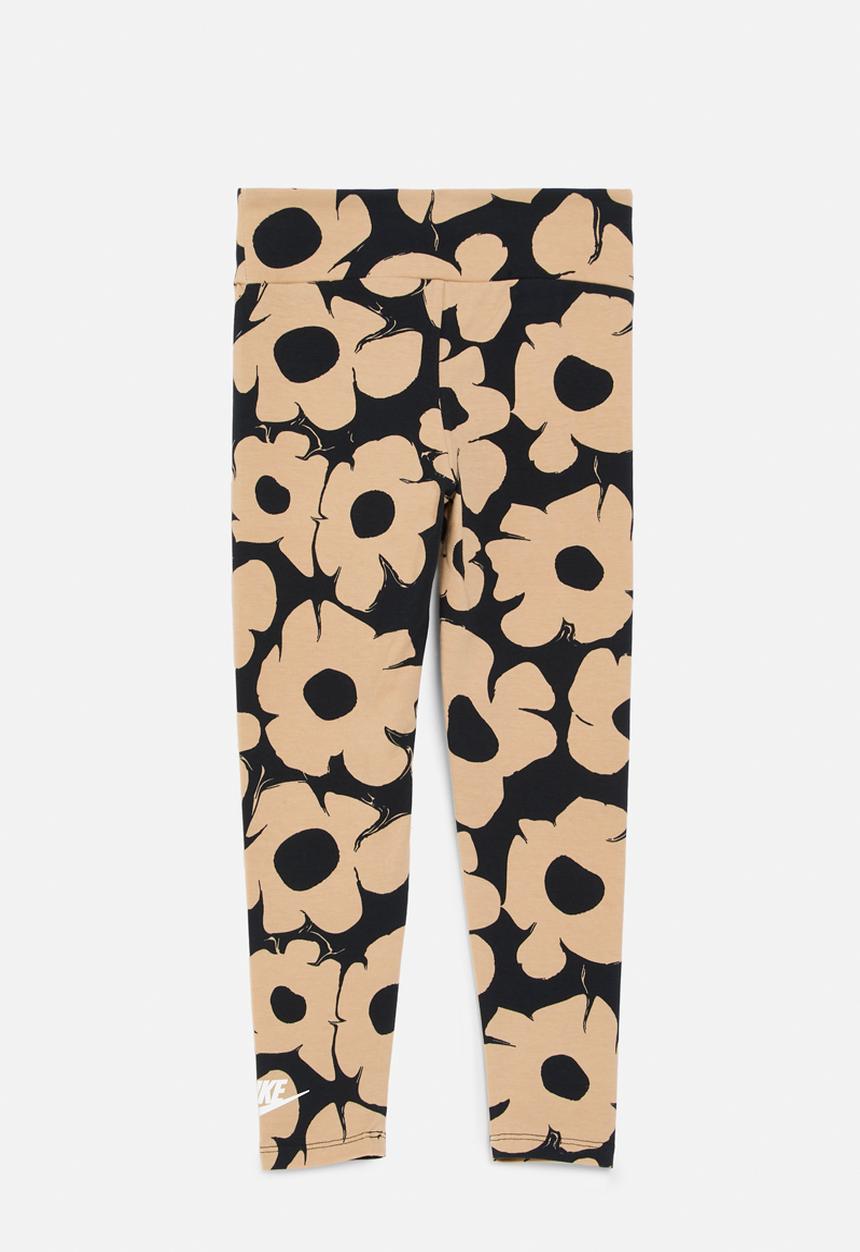 Nike - Nkg floral legging - black