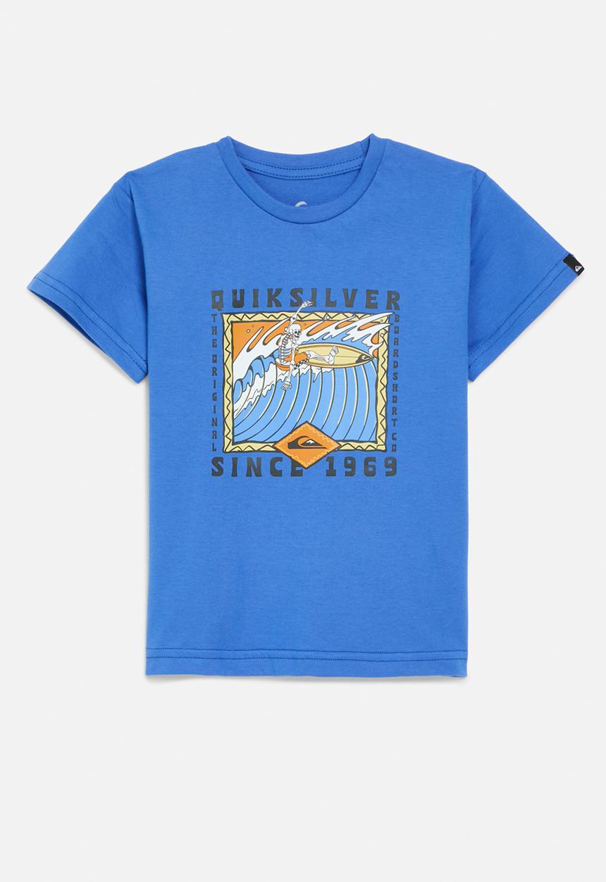 Quiksilver - Retro skull ss pre-boys - nebulas blue