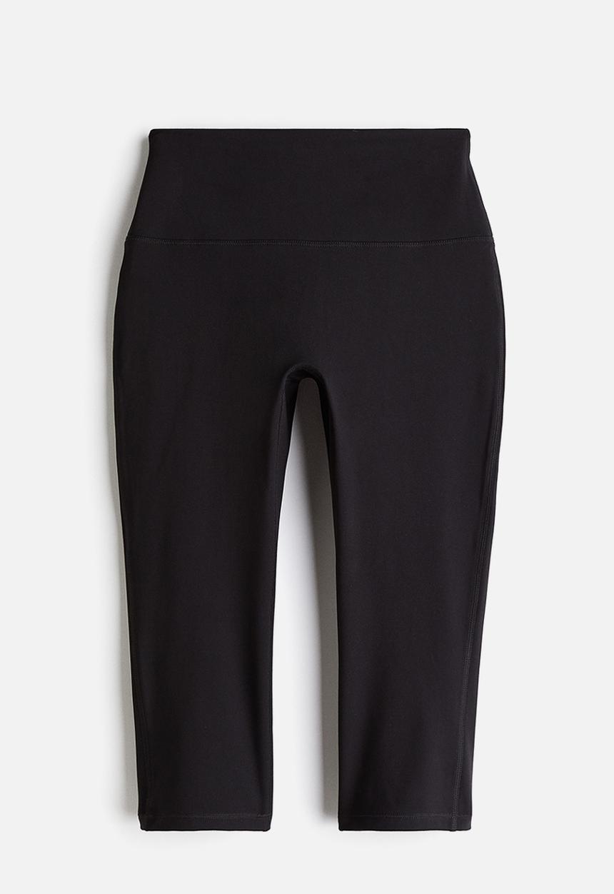 H&M - Drymove™ capri sports leggings - black