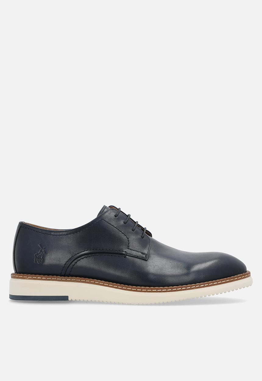 POLO - Casual gibson lace up - navy