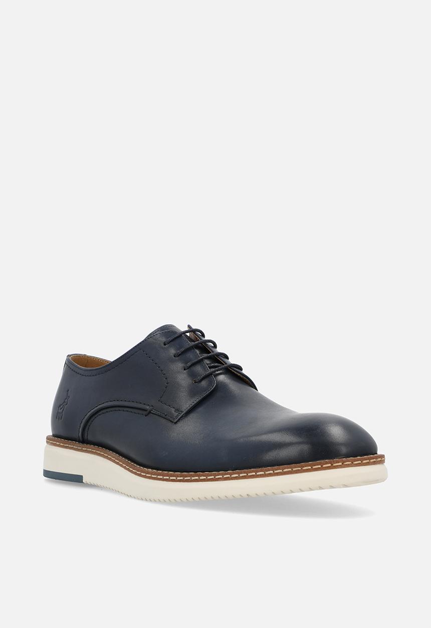 POLO - Casual gibson lace up - navy