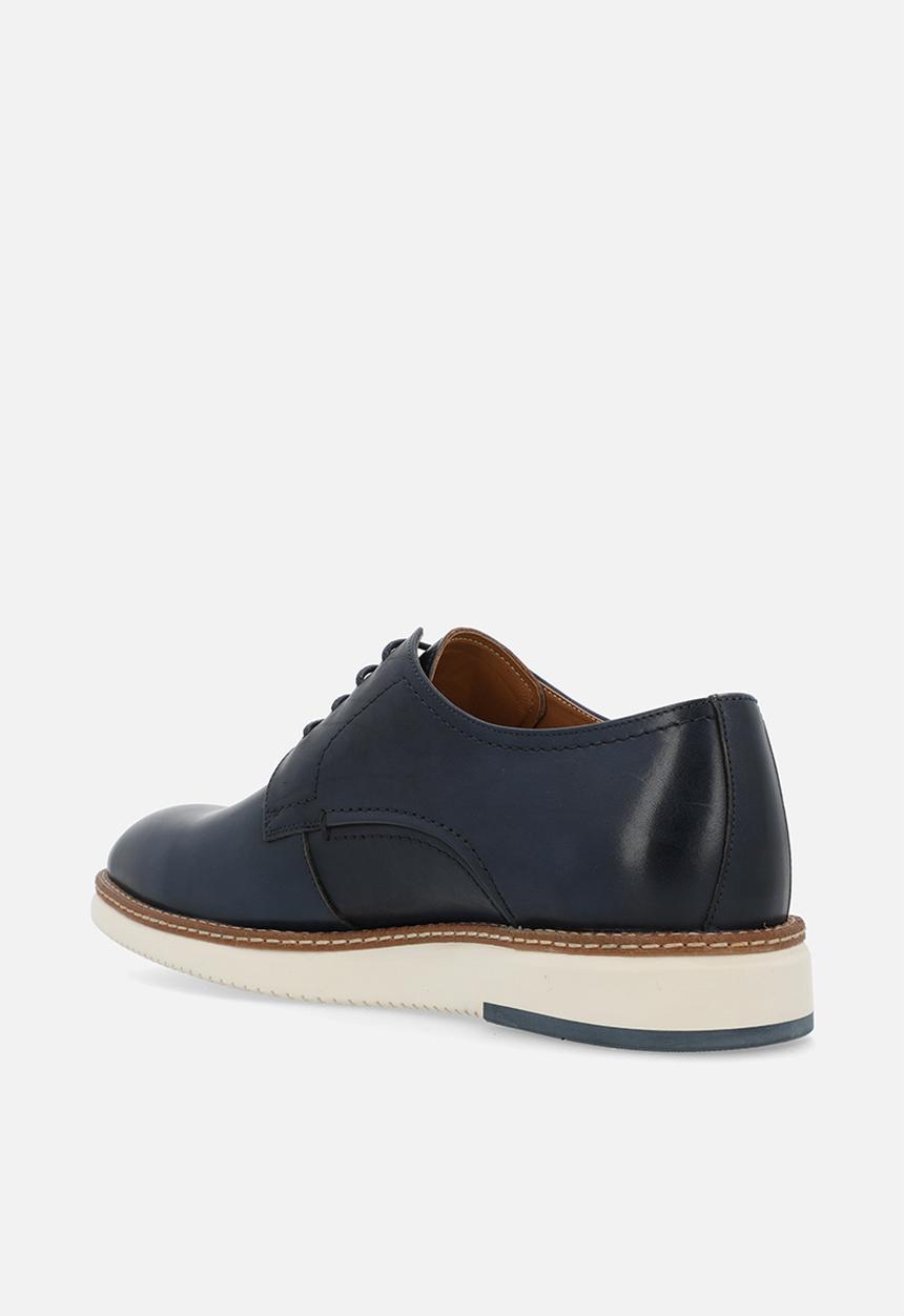 POLO - Casual gibson lace up - navy