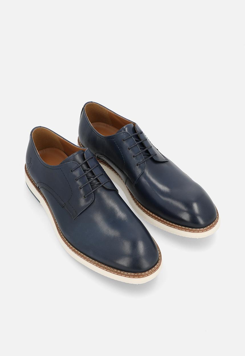 POLO - Casual gibson lace up - navy
