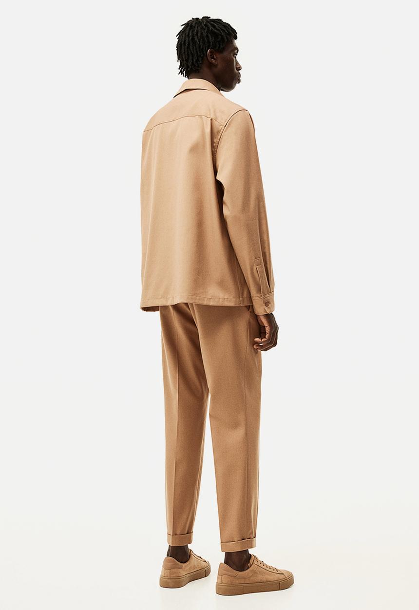 H&M - Slim fit tailored joggers - brown