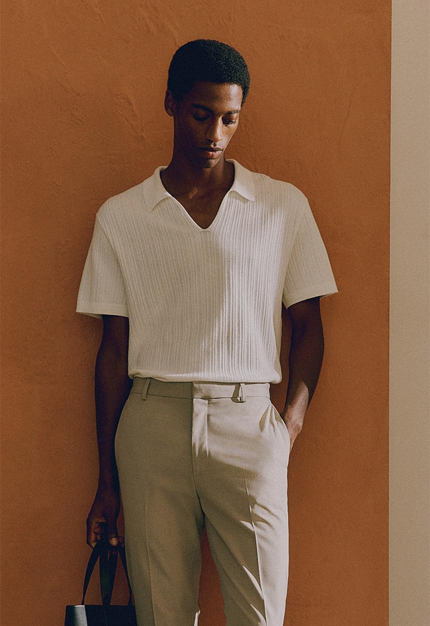H&M - Slim fit trousers - beige