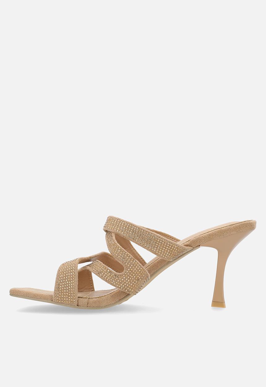 Oxford Street - Glitz mule - taupe