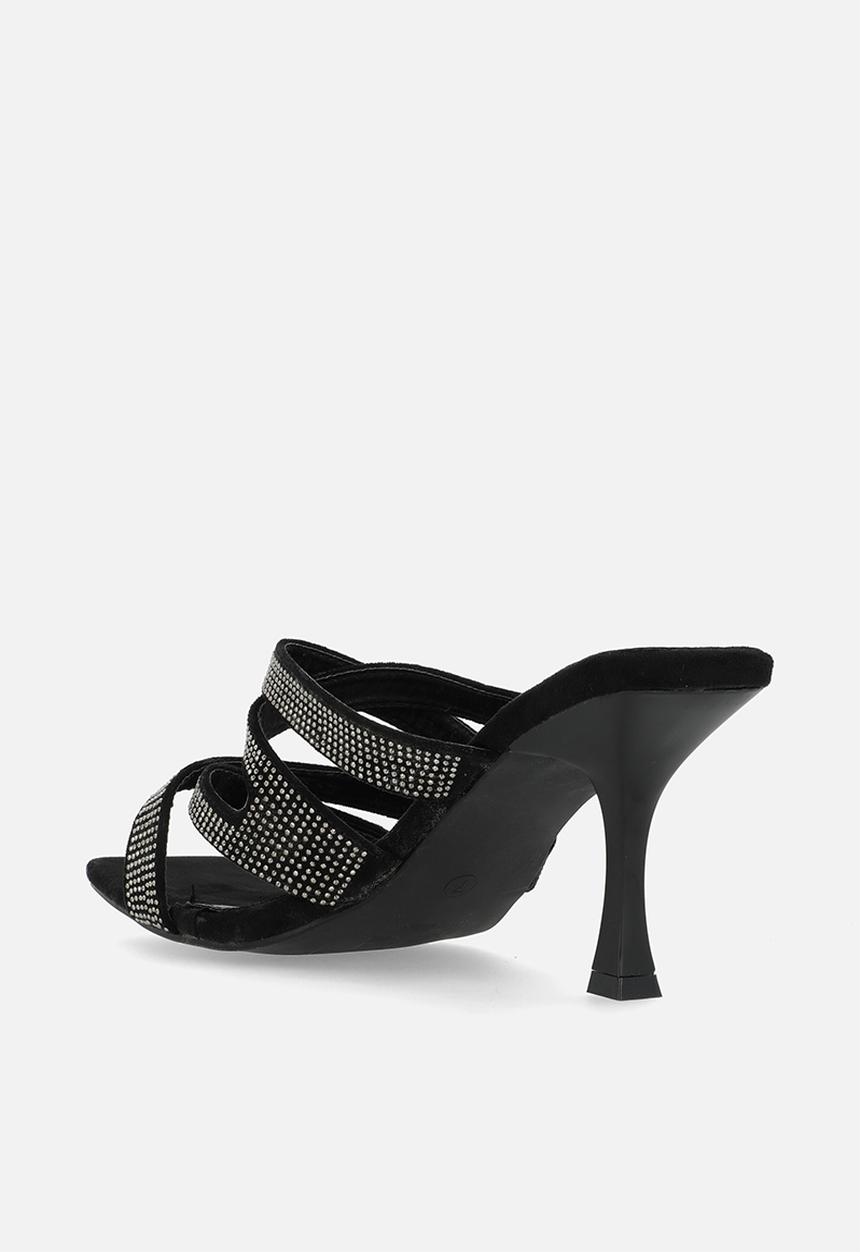 Oxford Street - Glitz mule - black