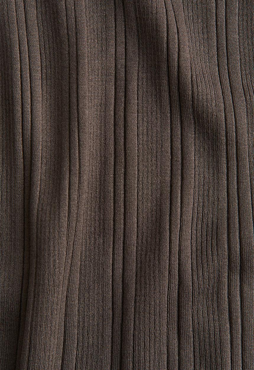 H&M - Rib-knit vest top - dark brown
