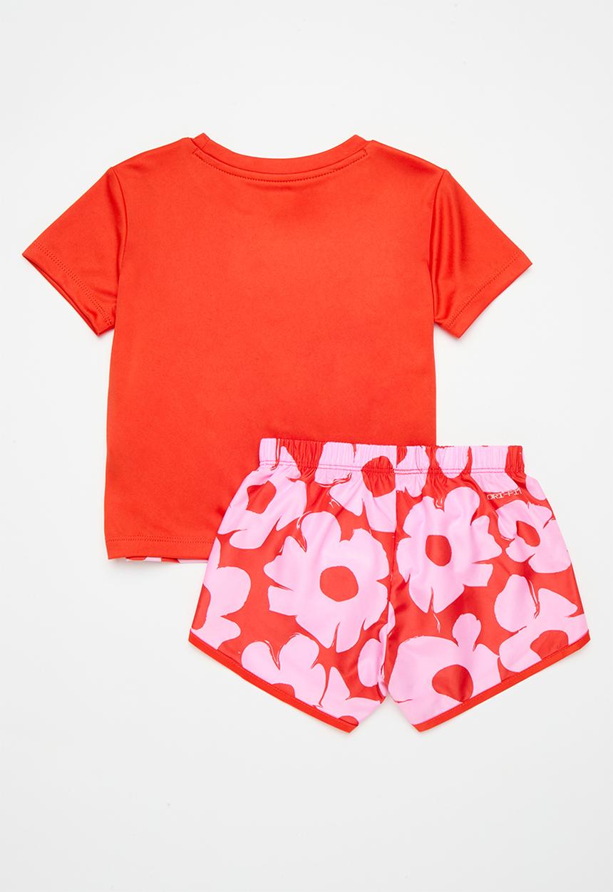 Nike - Nkg floral df sprinter short s - picante red