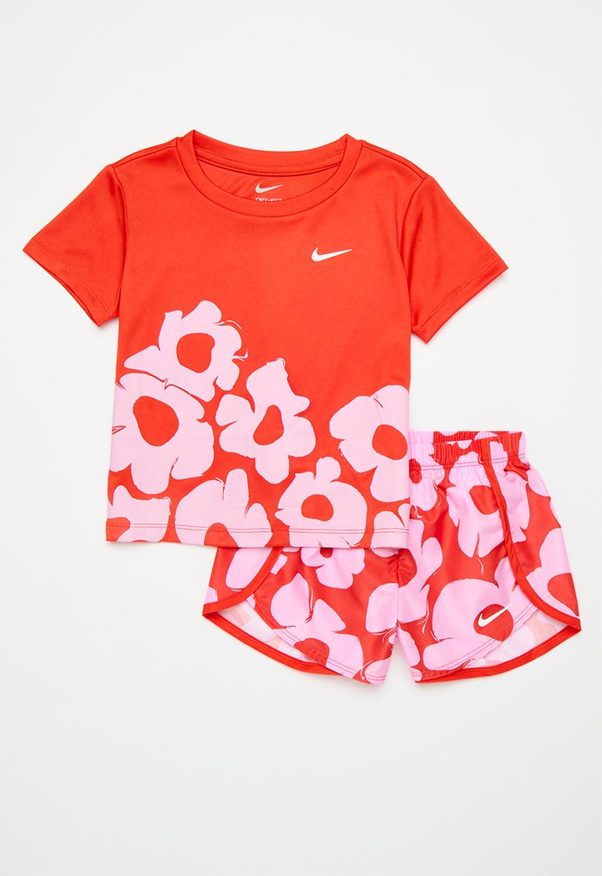 Nike - Nkg floral df sprinter short s - picante red