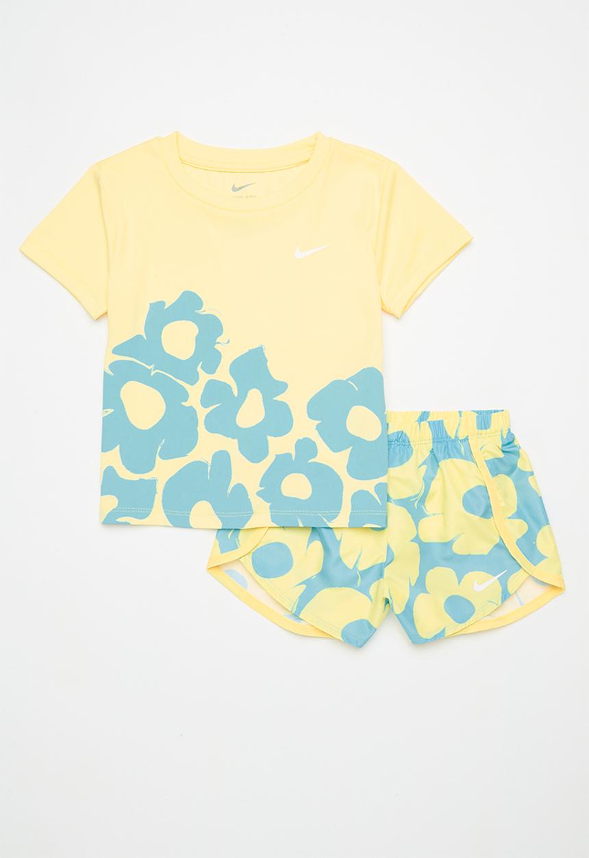 Nike - Nkg floral df sprinter short s - aquarius blue