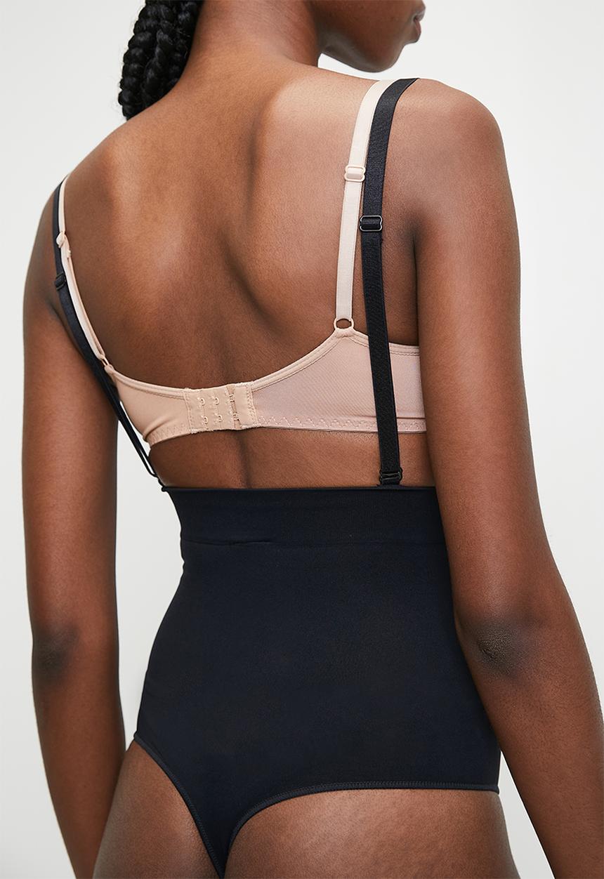 Hunkemoller - Smls HW string - caviar - black 