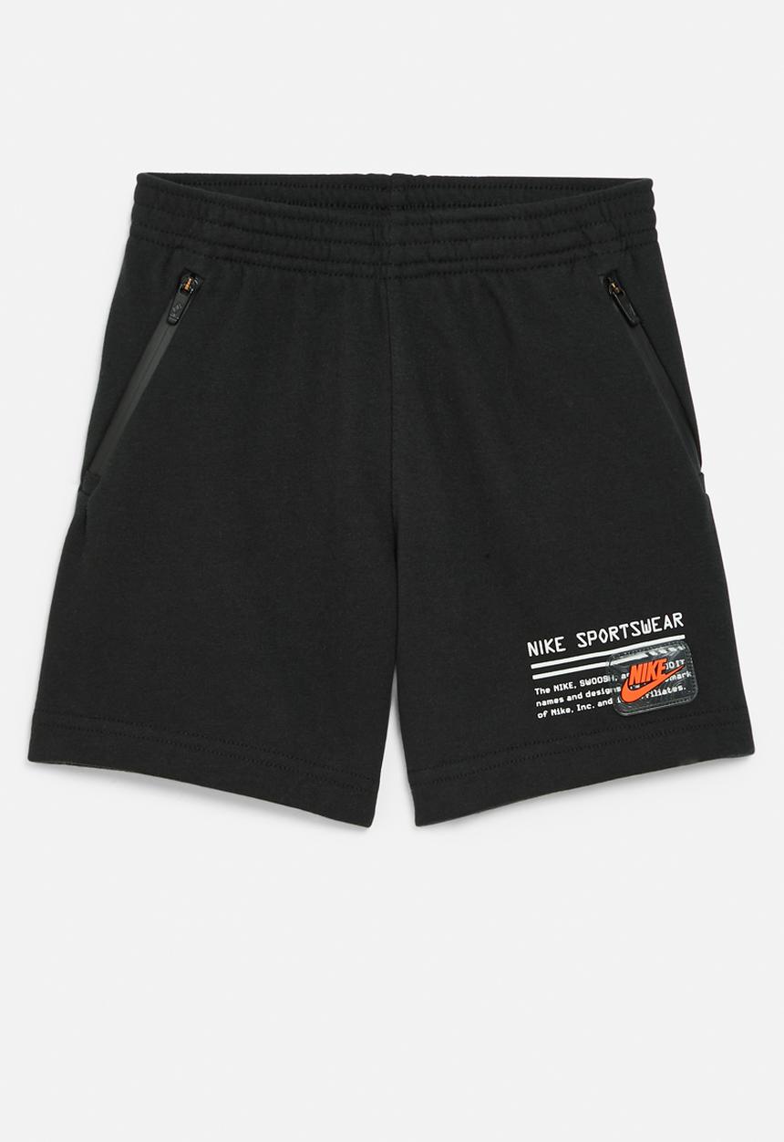 Nike - Nkb b nsw paint yf ft short - black