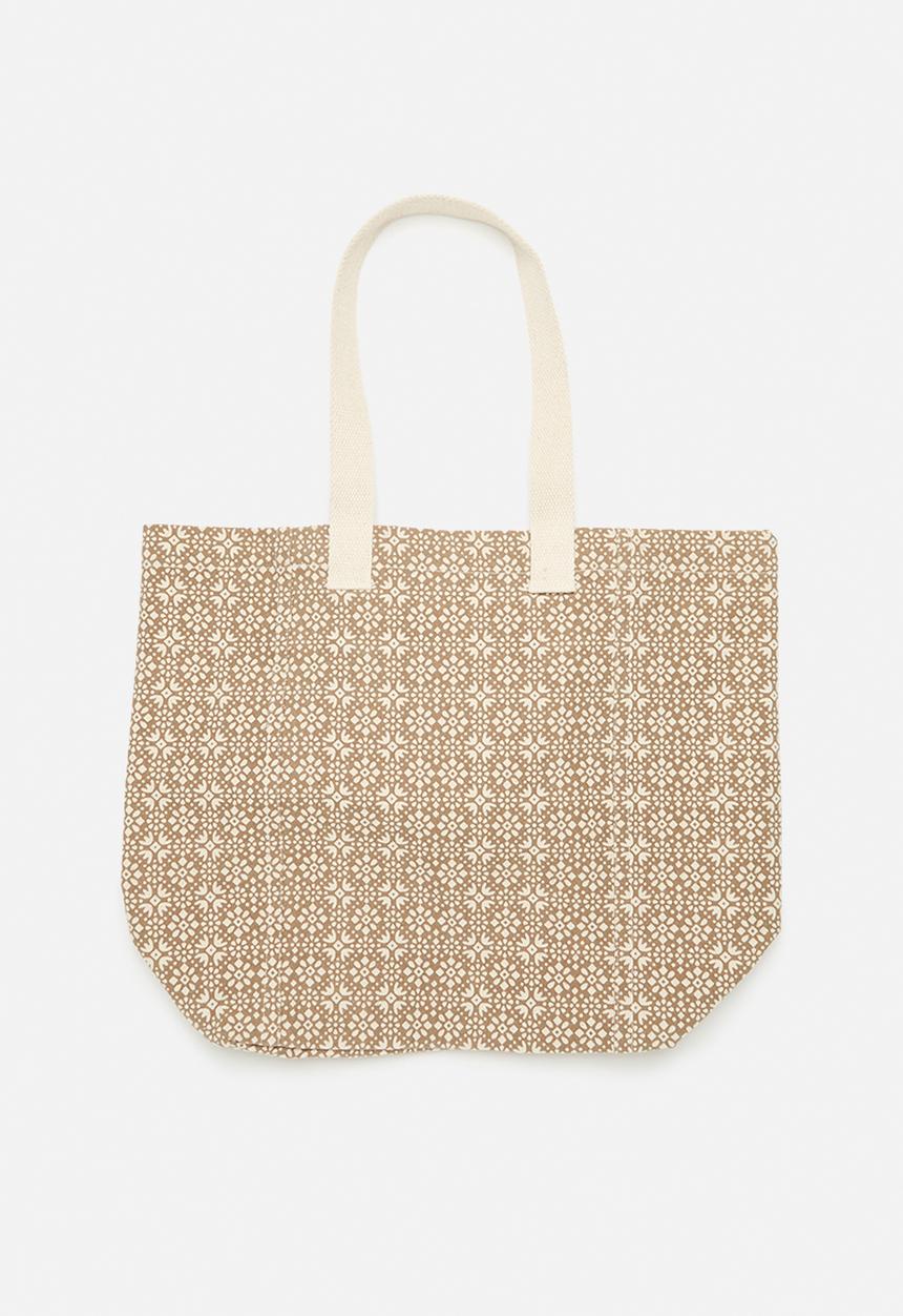 H&S - Cotton Shopper Tote - natural