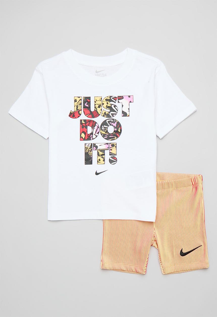 Nike - Nkg meta-morph bike short set - soft yellow