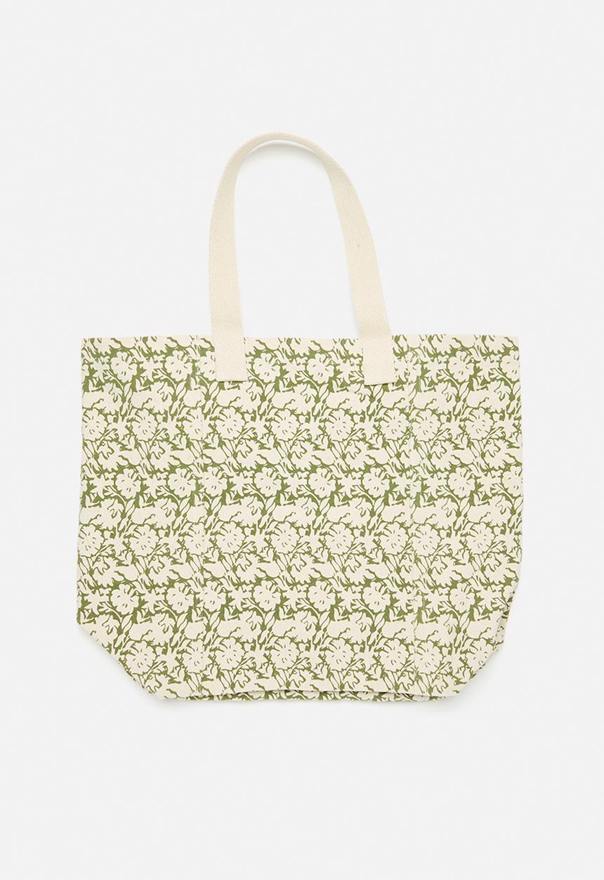 H&S - Cotton Shopper Tote - Green