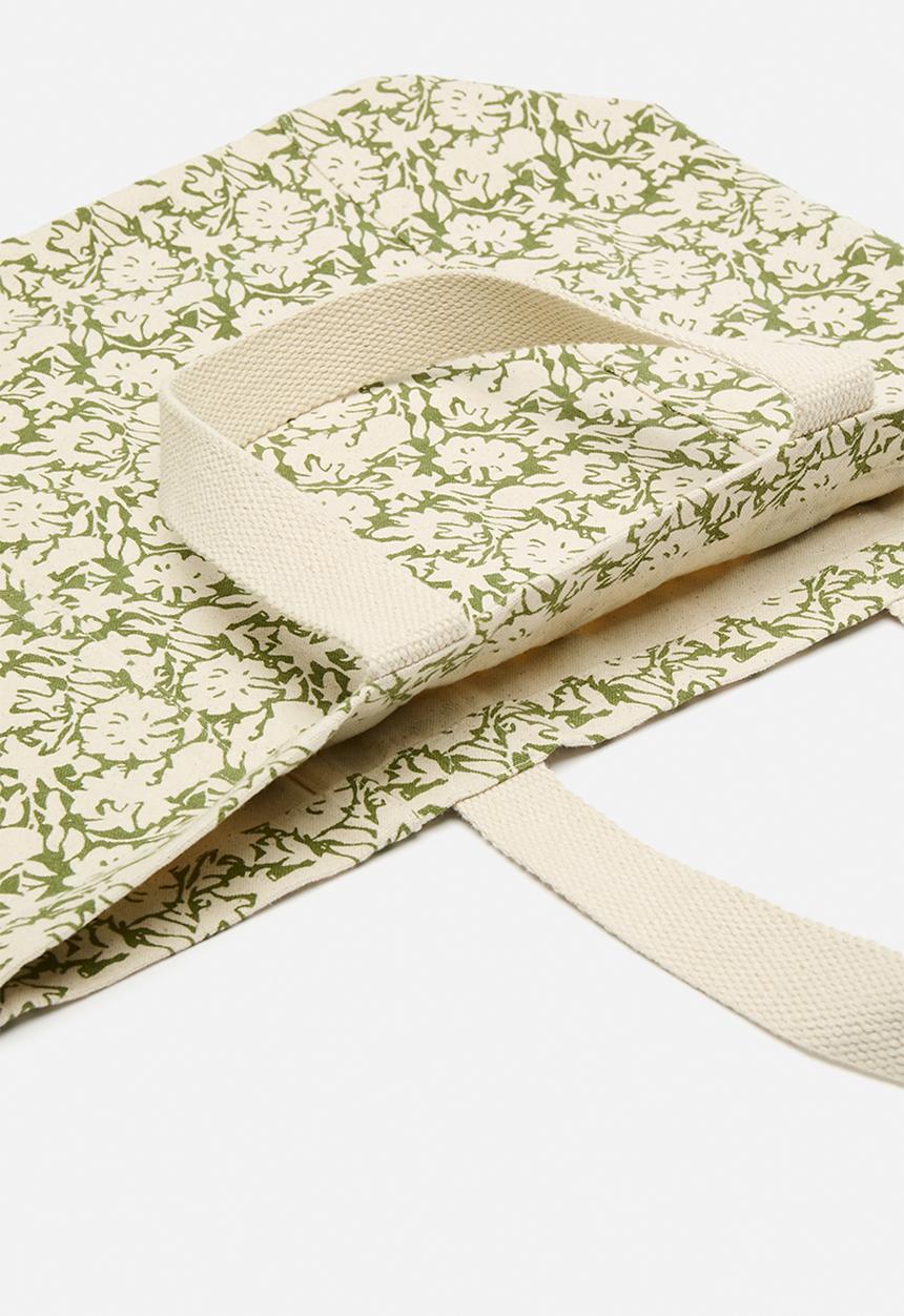 H&S - Cotton Shopper Tote - Green