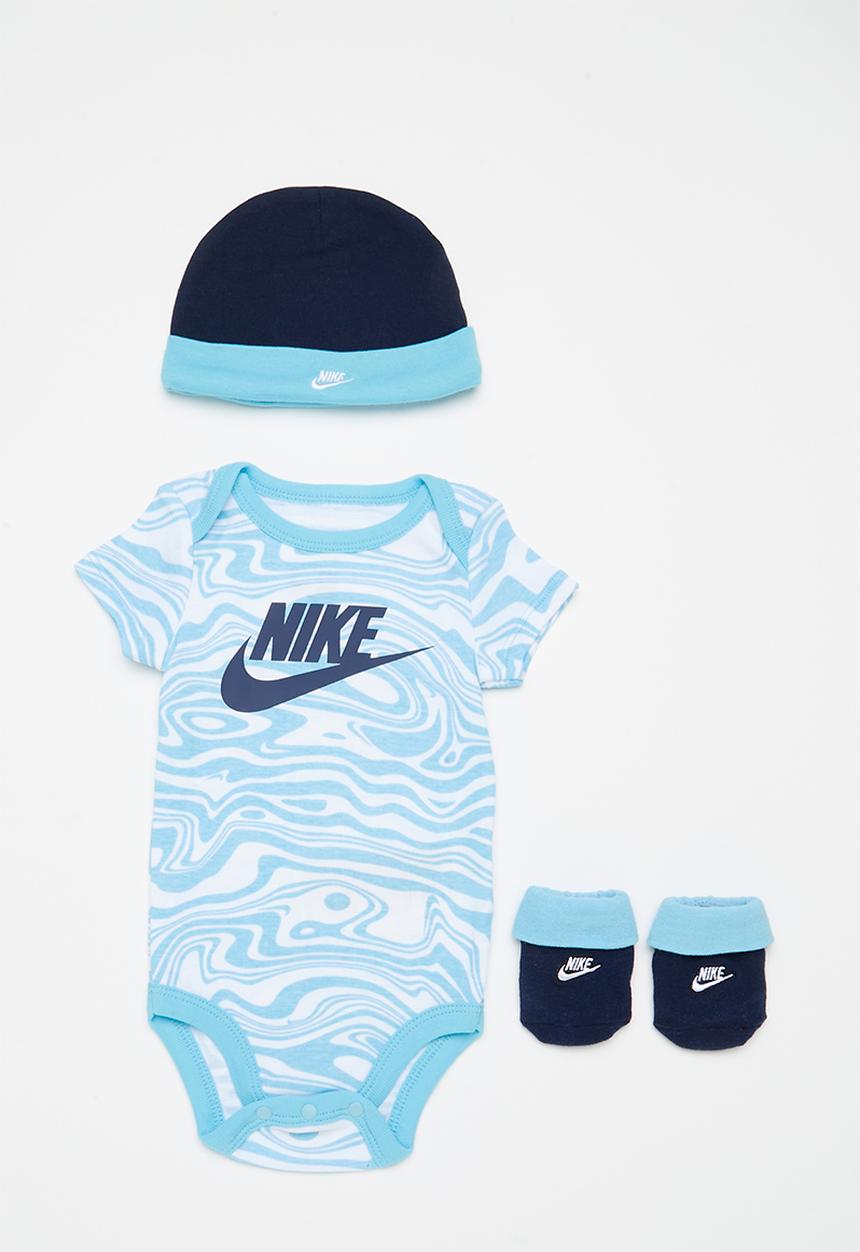 Nike - Nhb boys 3pc box set - aquarius blue