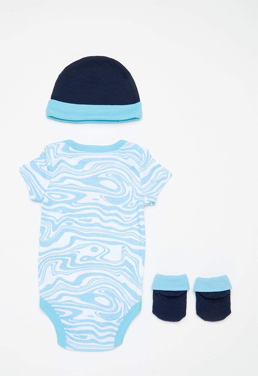 Nike - Nhb boys 3pc box set - aquarius blue