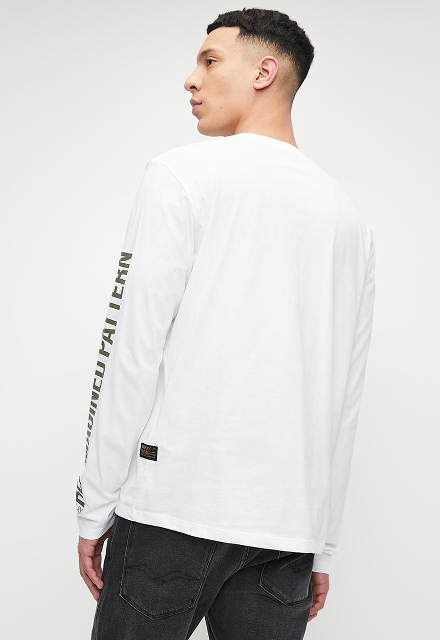 Replay - T-Shirt Manica Lunga Regular - White