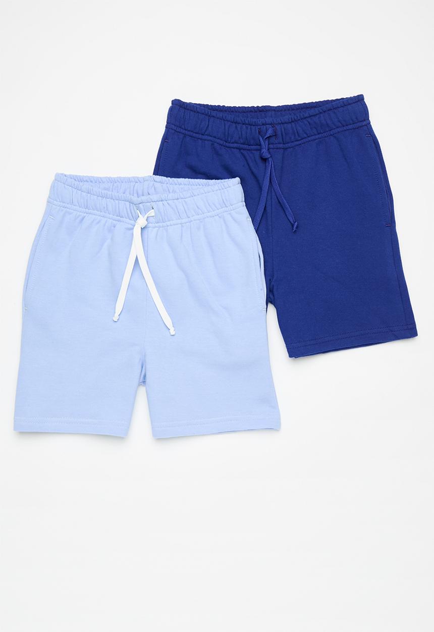 Pop Candy - 2 Pack shorts - sky blue & royal blue