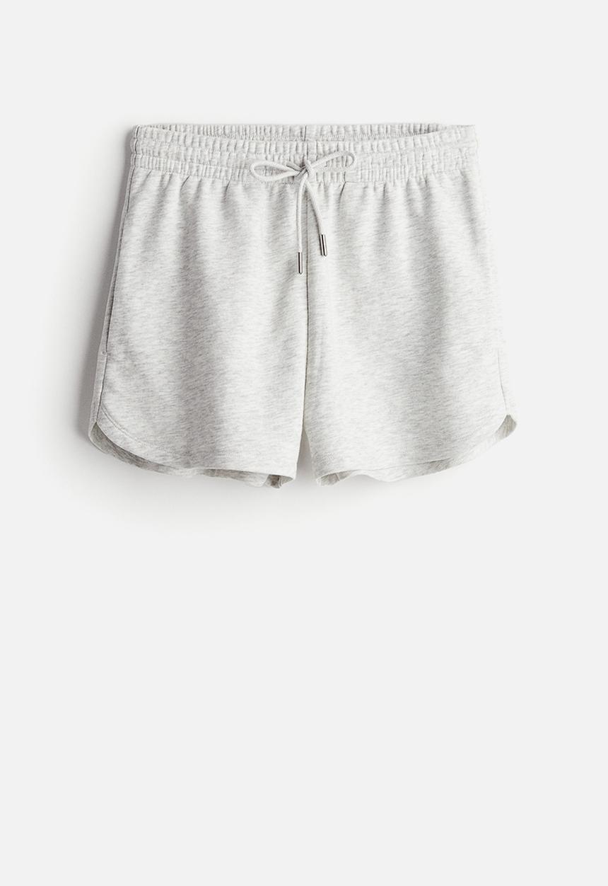 H&M - Sweatshirt shorts - light grey marl