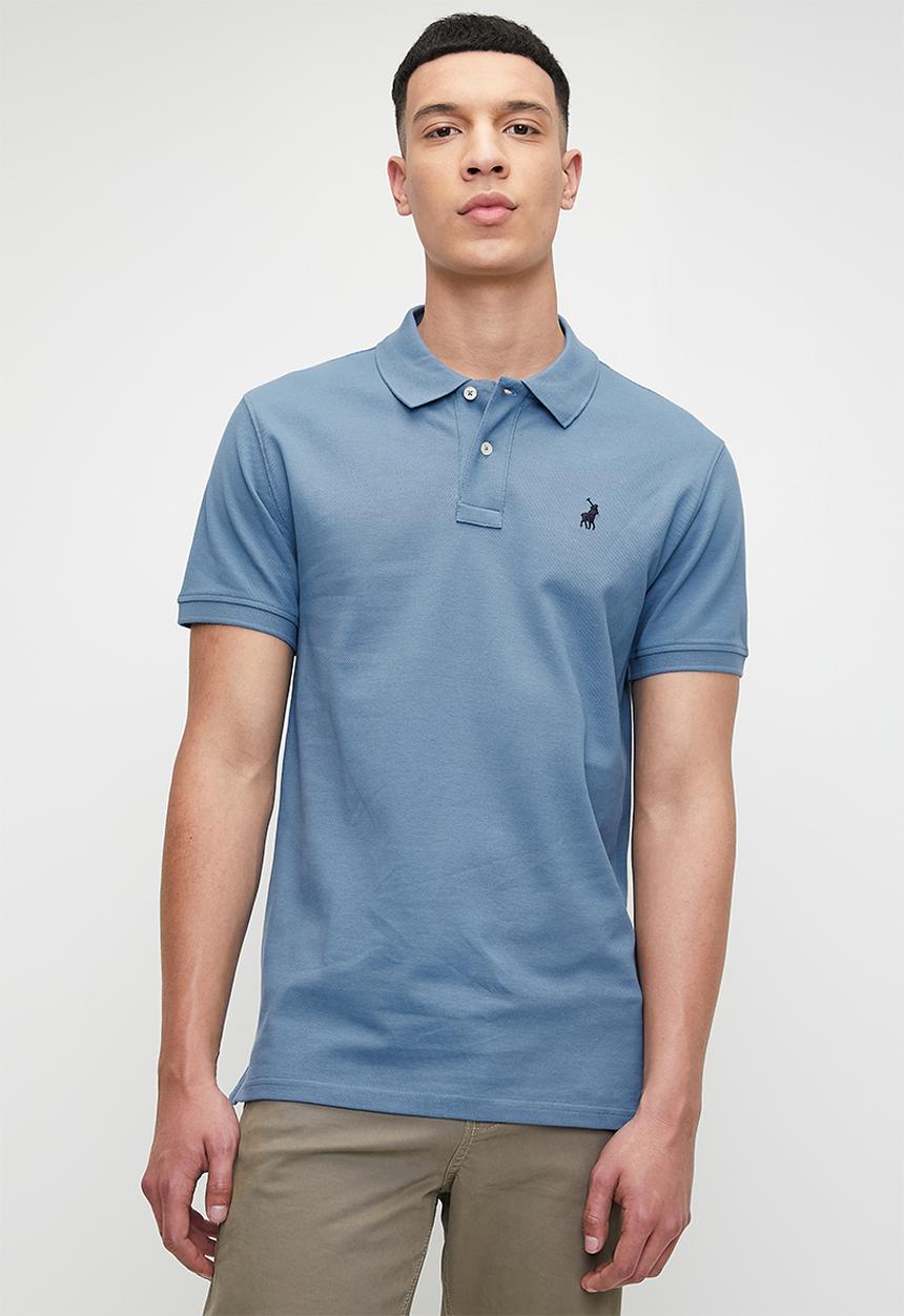 POLO - Carter Short Sleeve Pique Golfer  - Petrol Blue