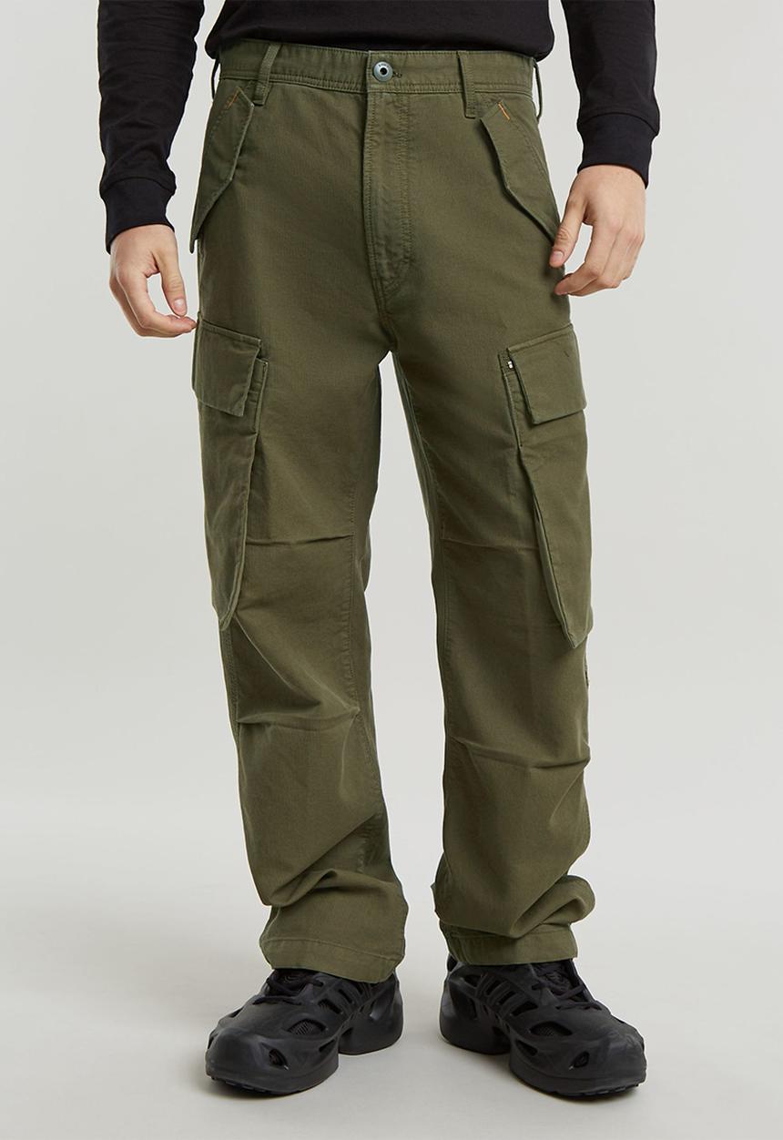 G-STAR - R-3N Regular straight cargo - shadow olive gd