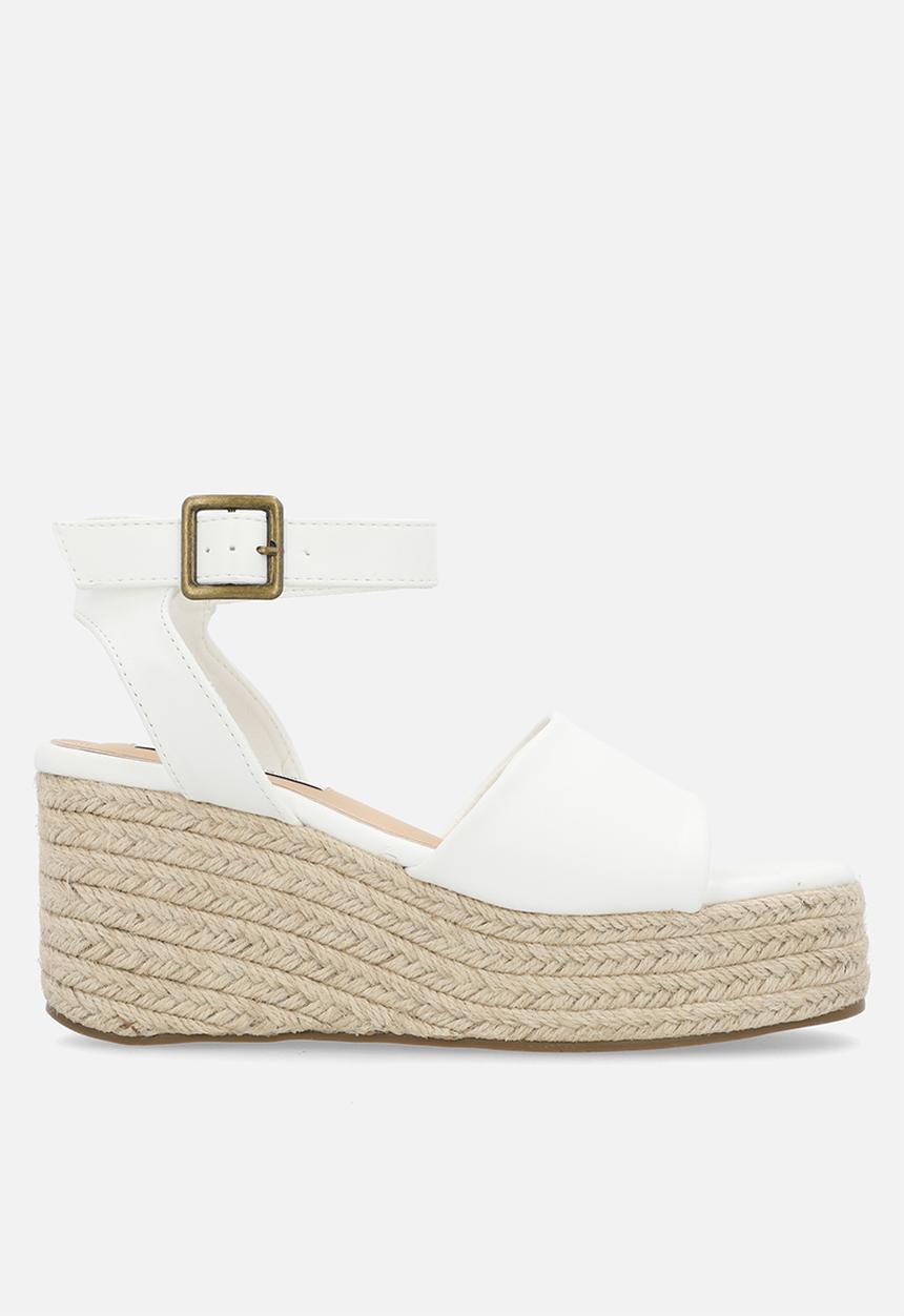 Madison® - Lauren espadrille heel - white