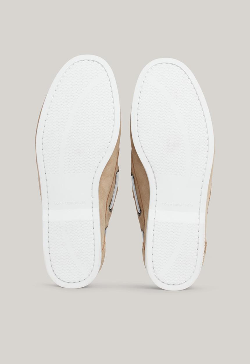 Tommy Hilfiger - TH Boat Shoe Core Suede - Beige