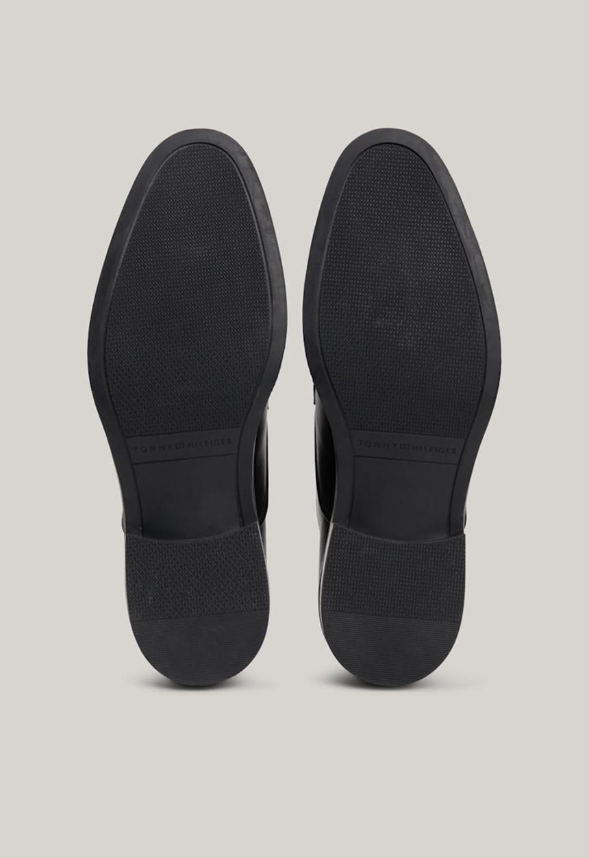 Tommy Hilfiger - Core RWB Hilfiger Leather Shoe - Black