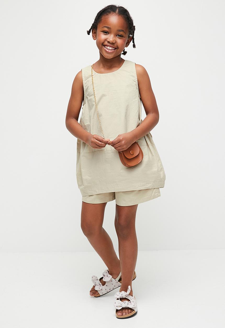 Pop Candy - Sleeveless dress - beige