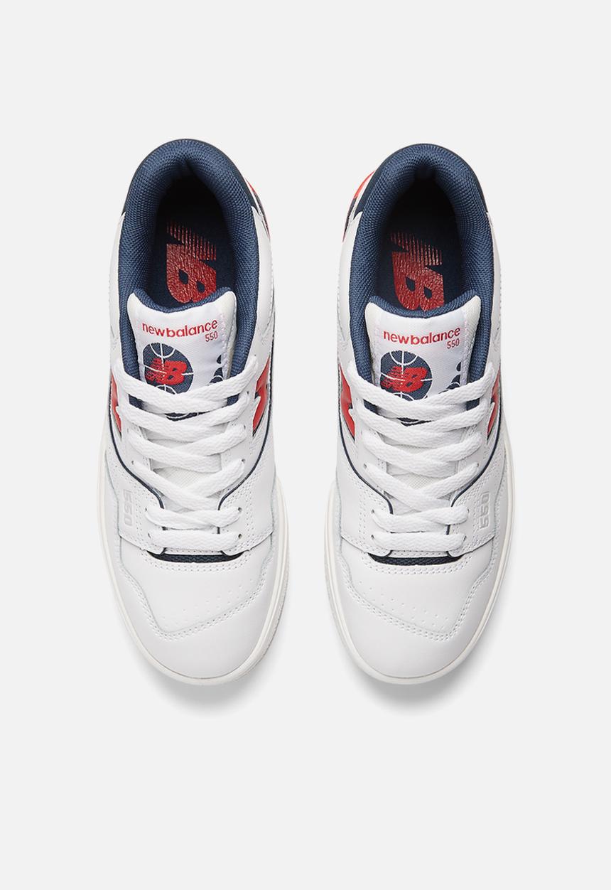 New Balance  - B550 V1 gs - White/Blue/Red