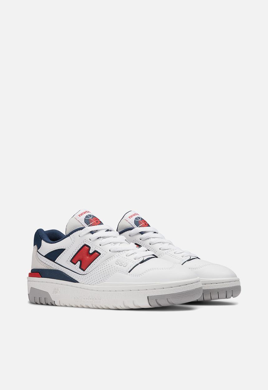 New Balance  - B550 V1 gs - White/Blue/Red