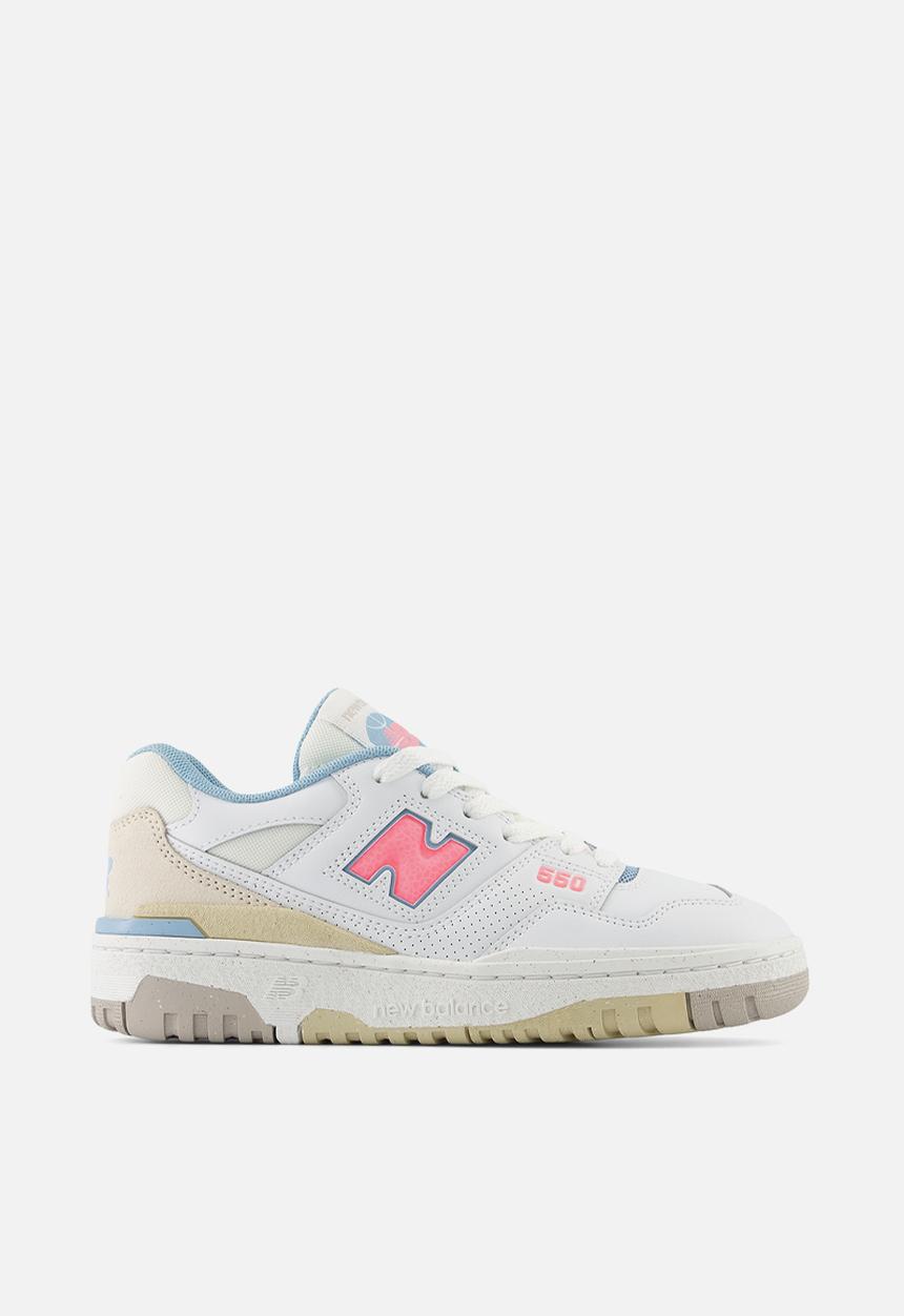 New Balance  - B550 V1 gs - White/Pink/Grey