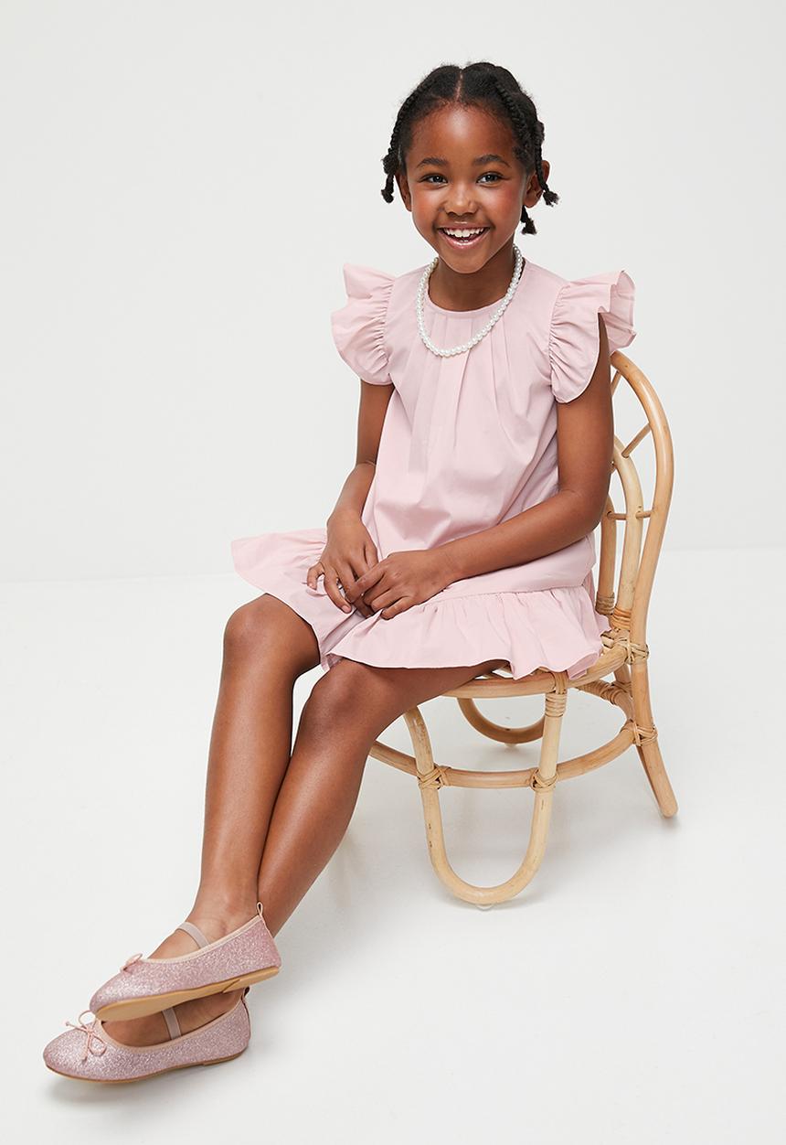Pop Candy - Frilled sleeve dress - pink