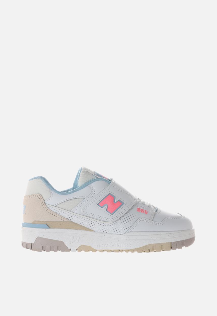New Balance  - B550 V1 ps - White/Grey/Pink