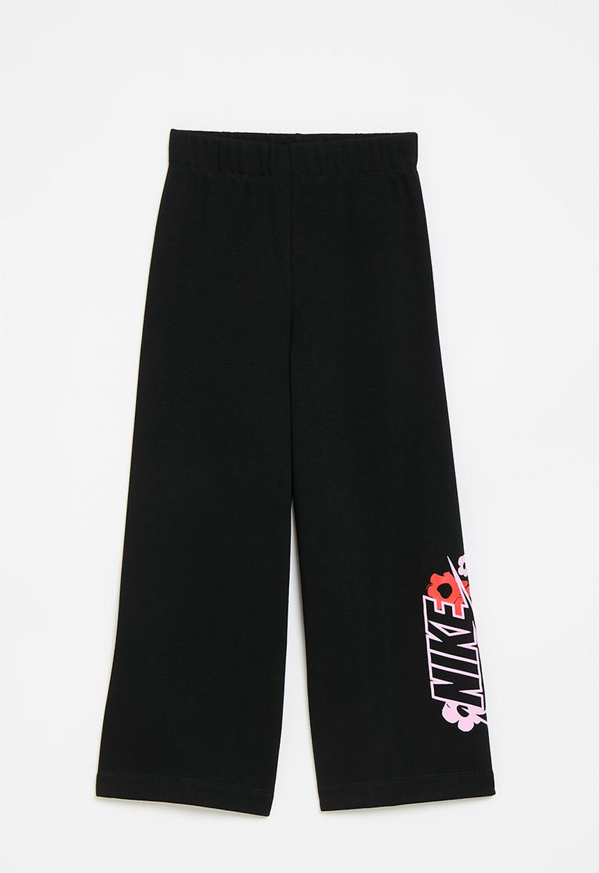 Nike - Nkg floral ft wide leg pant - black