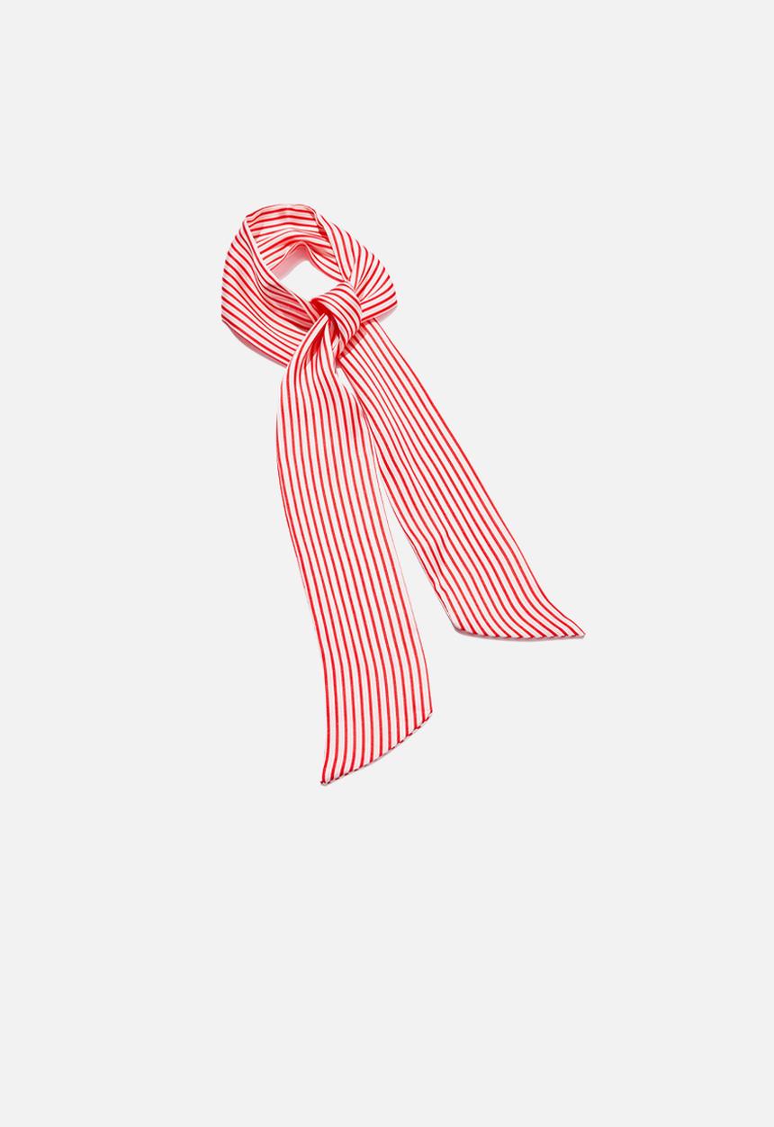 Rubi - Hair scarf - red stripe